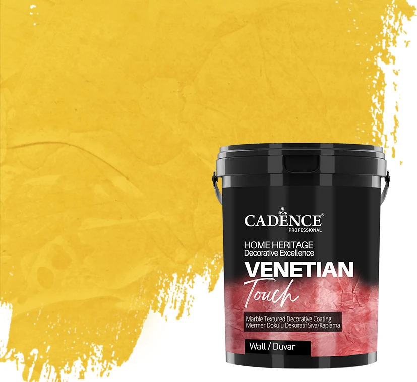 Venetıan Touch Mermer Dokulu Dekoratif Sıva / Kaplama Vt-05 Sarı 250 ml