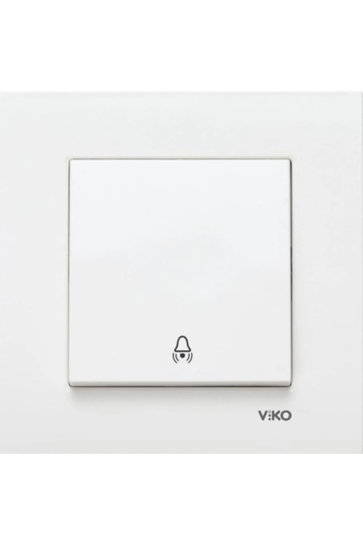 Karre Seri Beyaz Renk Lıght Kapı Otomat Anahtarı Çerçeve Dahil 3 Adet