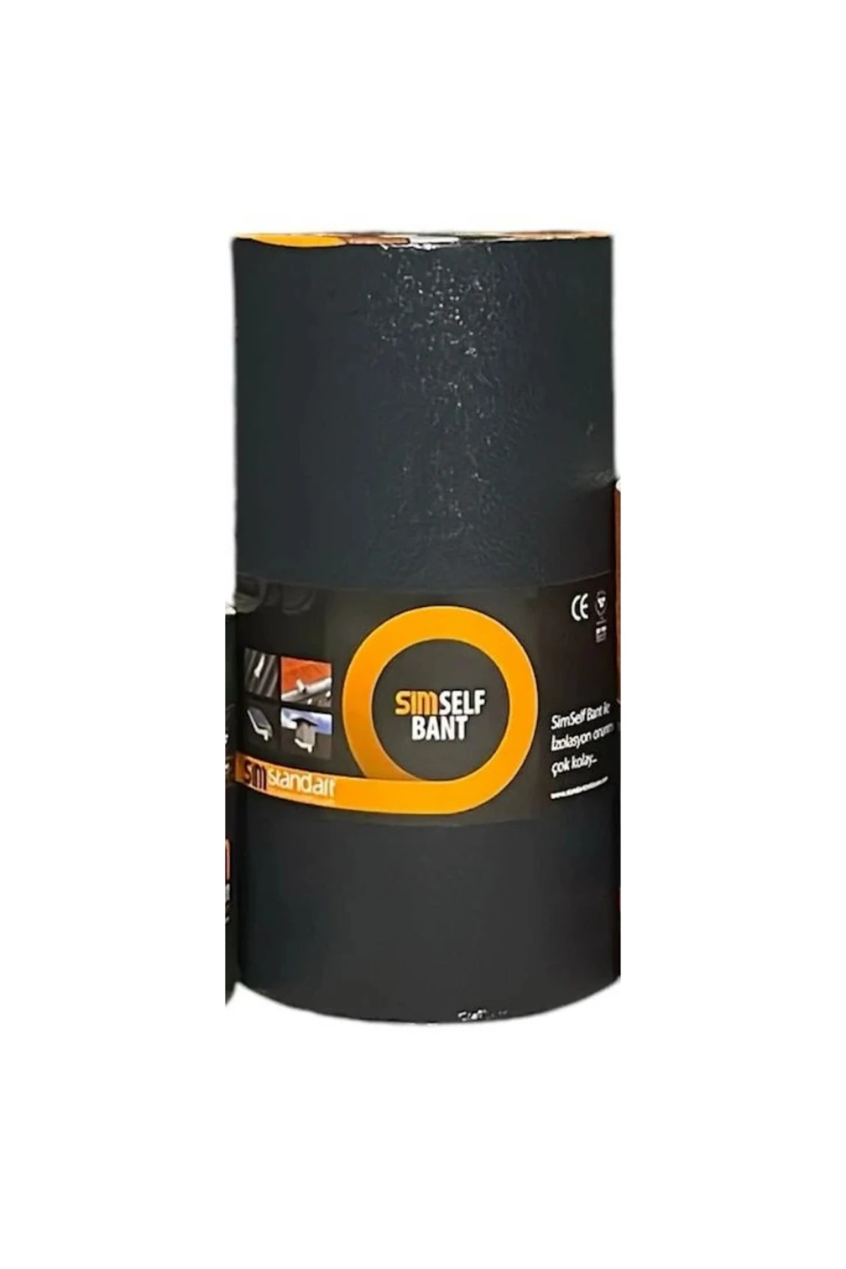 Simself Bant Renkli Alüminyum Folyolu Antrasit - 30cm