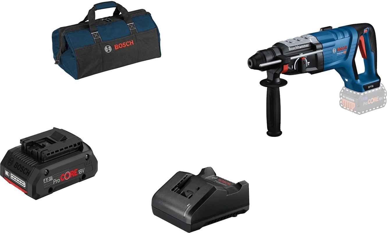BOSCH Gbh 18V-28 D Procore 1X4.0AH Tek Akülü Kırıcı Delici