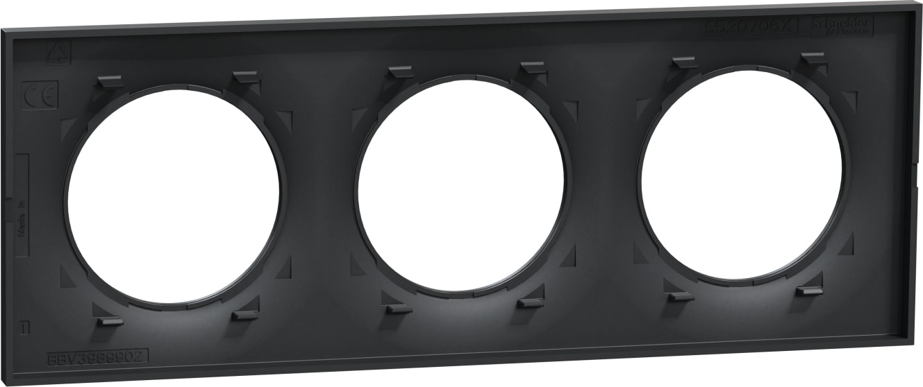 Odace Antrasit Üçlü Çerçeve