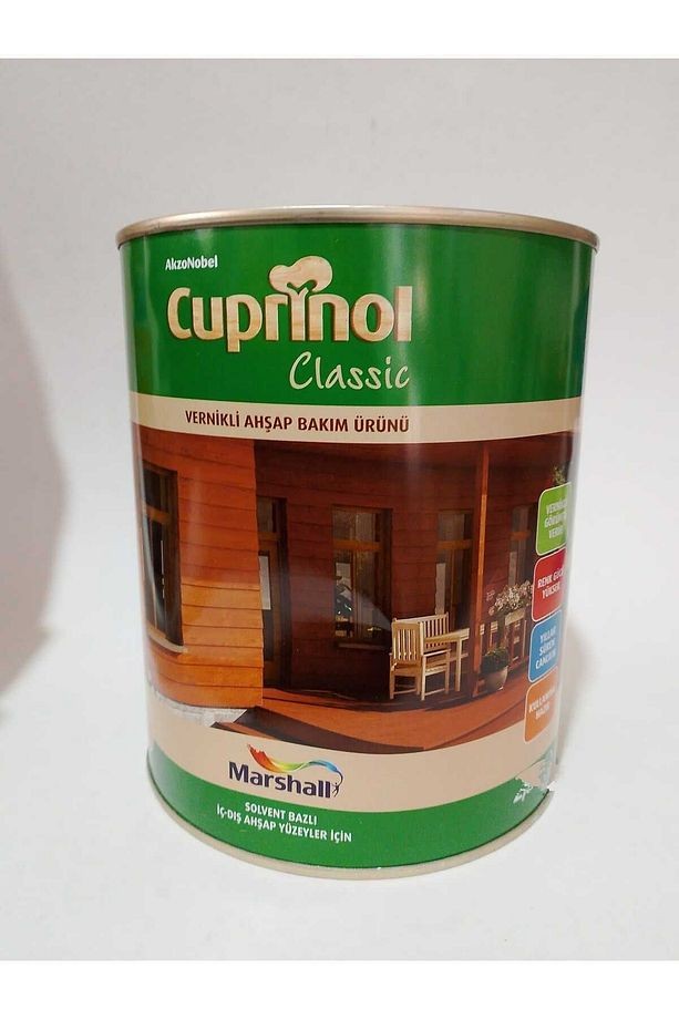 CUPRİNOL VERNİKLİ AHŞAP BAKIM ÜRÜNÜ NATUREL 0.75 LT