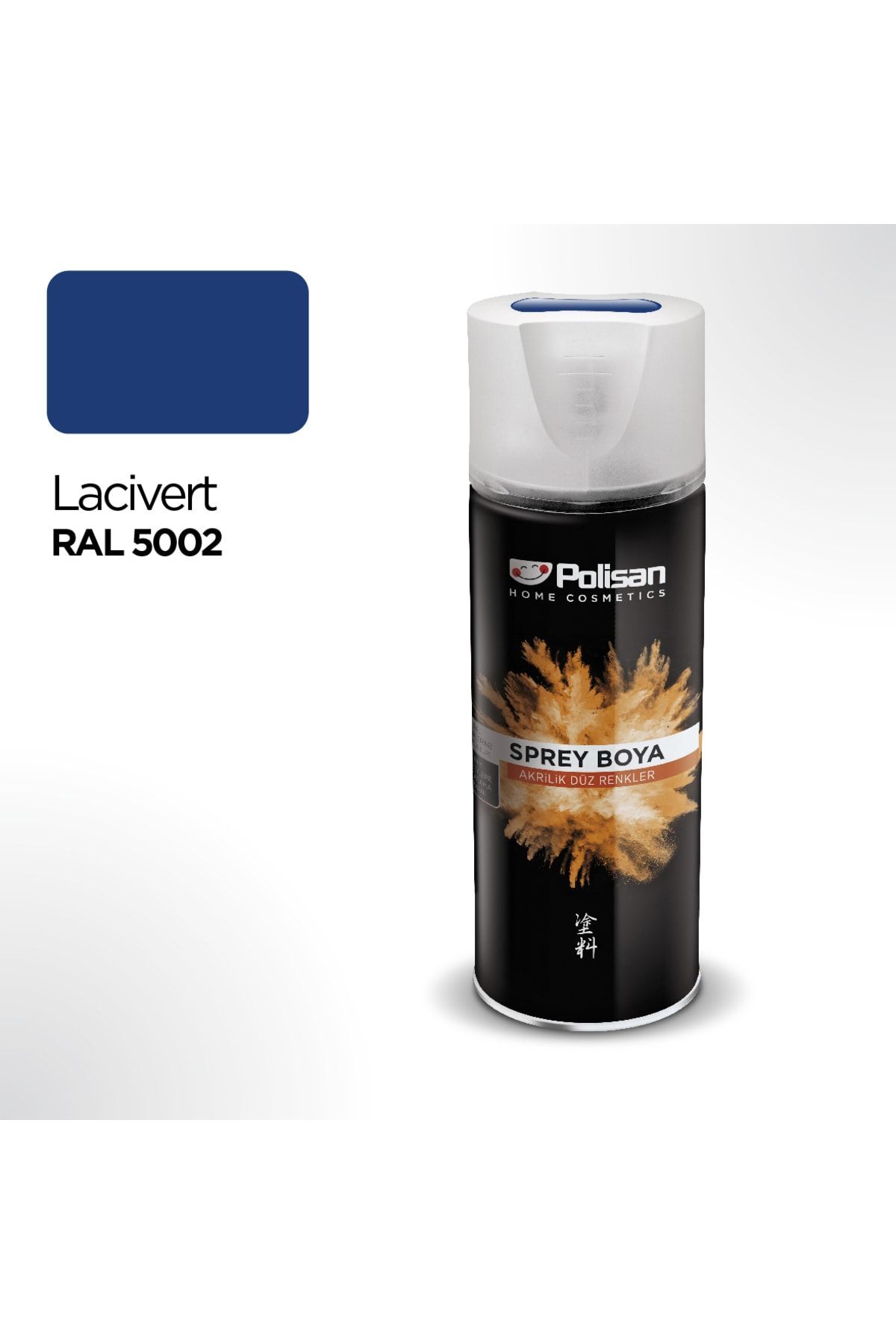 Akrilik Lacivert Sprey Boya 400ml - Ral 5002