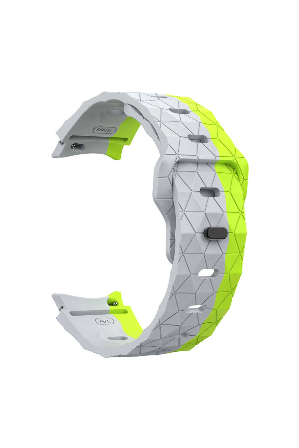 Samsung Galaxy Watch 3 45mm Kordon Kayış Prizma Desen Silikon KRD-116