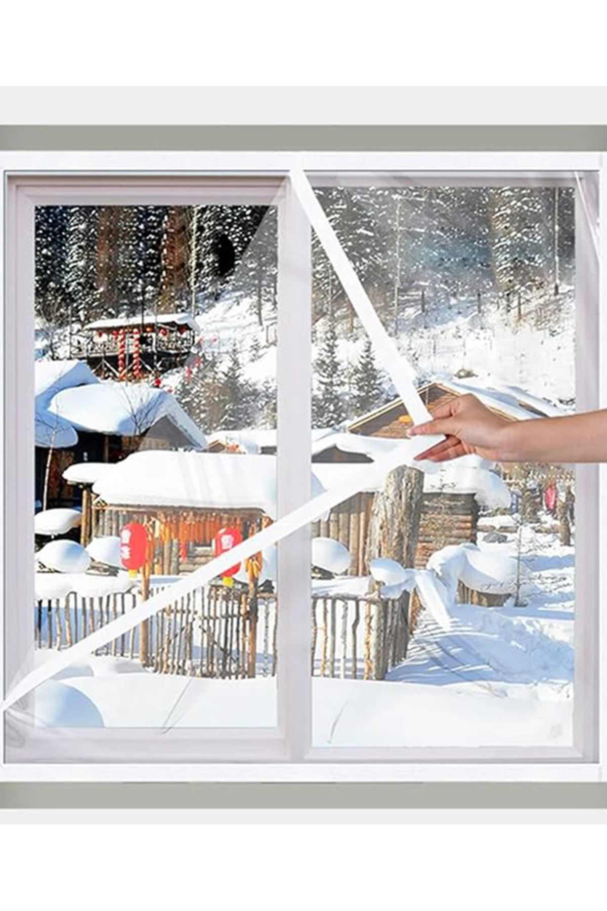 Ser branda pencere yalıtım filmi şeffaf 0.80 mika bnranda 1*1.5 ölçüsünfe