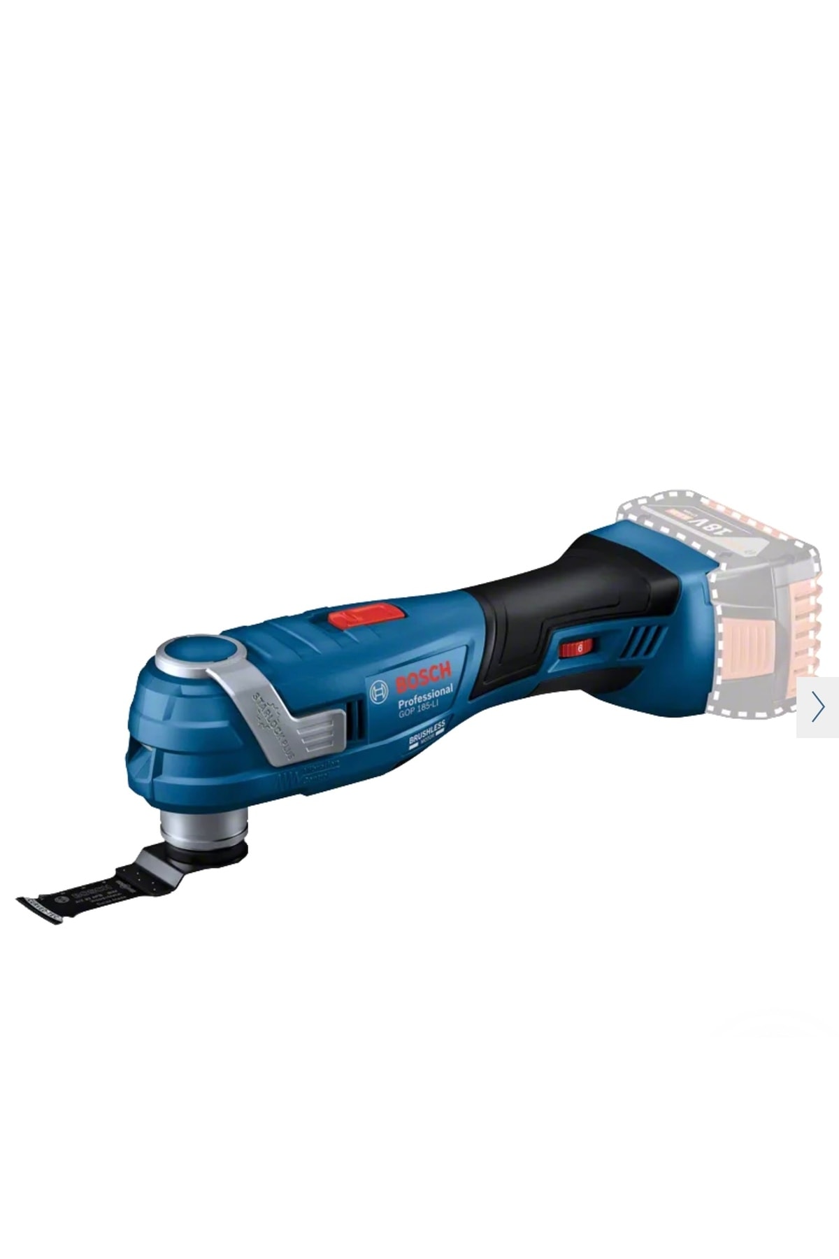 BOSCH GOP 185 18V ÇOK AMAÇLI EL ALETİ 1Ad 4.0 ah Akü + 1 ad 3.0 ah Akü