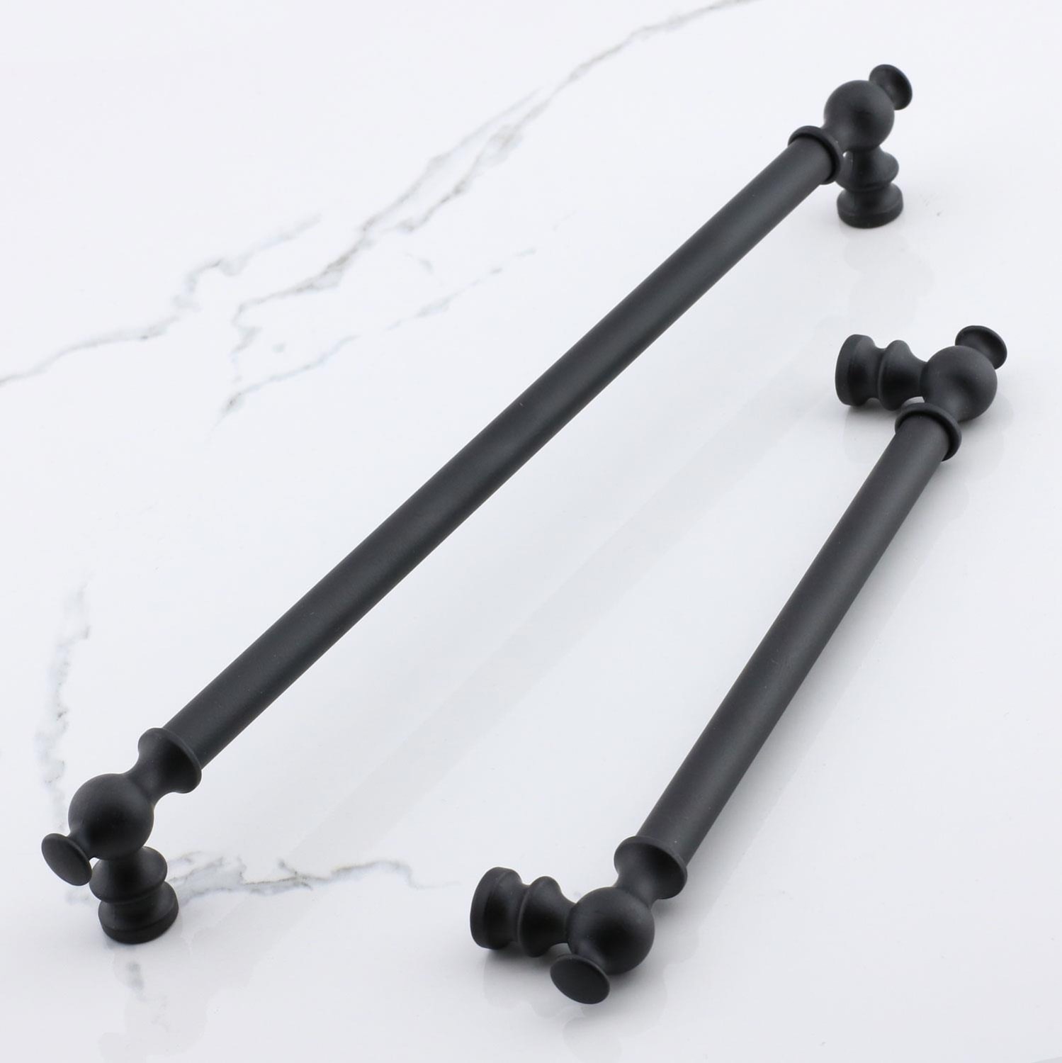 Mobilya Mutfak Metal Dolabı Çekmece Dolap Kapak Kulpları Kulbu Kulpu 32 cm-320 mm Siyah Kulp
