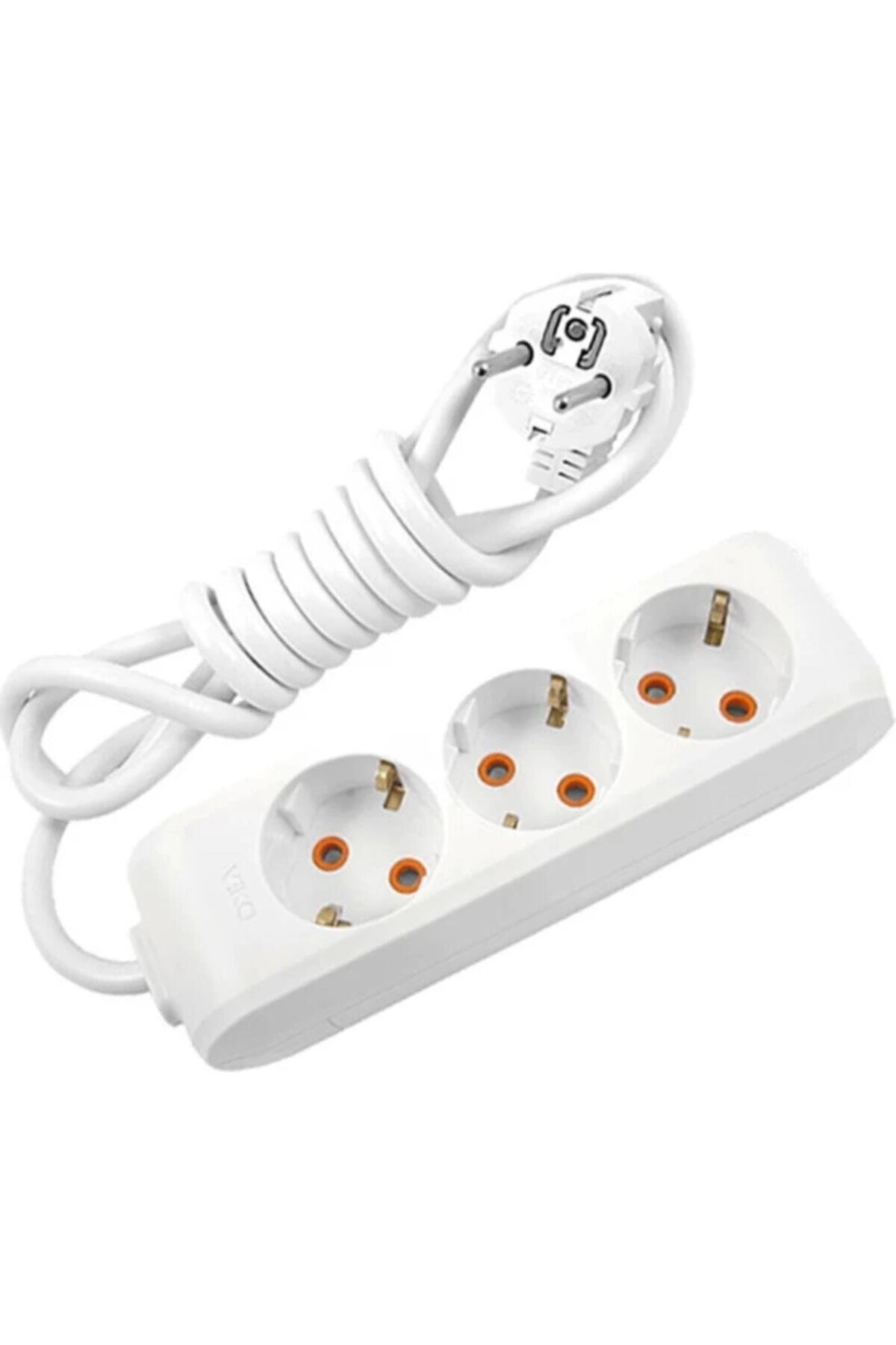 Topraklı Korumalı Uzatma Kablosu Grup Priz 3'lü 3 M