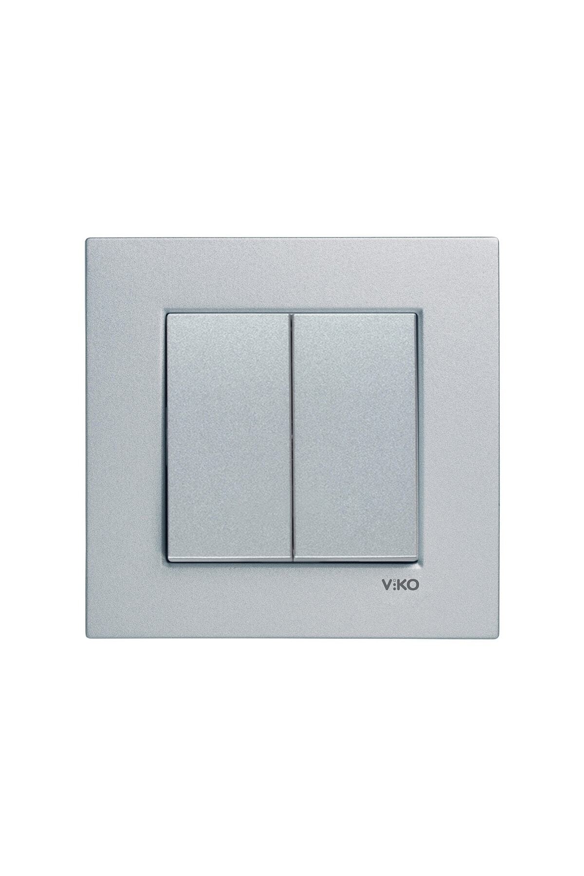 Artline Novella Gümüş Ikili Anahtar Komütatör Çerçeveli - 92605002