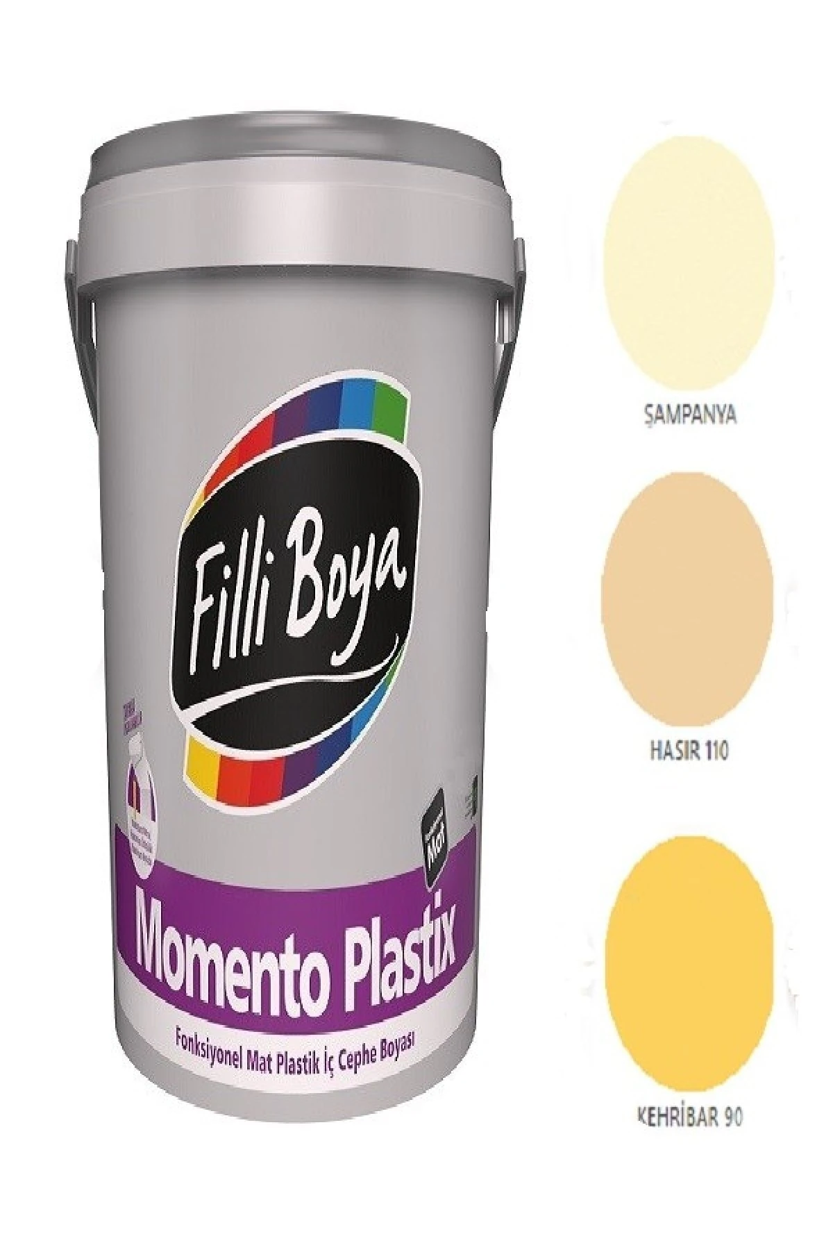 Filli Momento Plastix Fonksiyonel Mat Plastik Iç Cephe Boyası 2.5lt (kehribar 90)