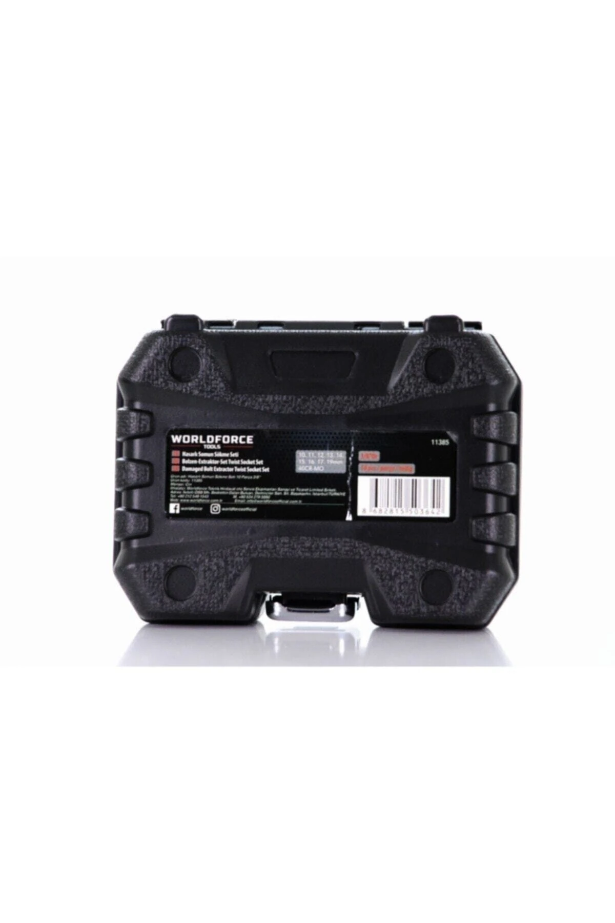 Worldforce Darbeli Hasarlı Somun Sökme Lokma Seti 3/8" 10 Parça