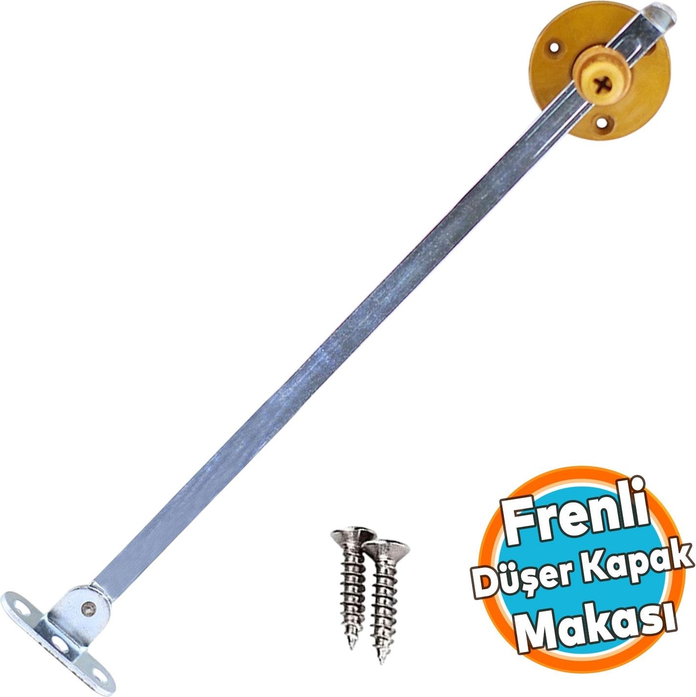 Düşer Kapak Makası Frenli Dolap Çekmece Metal 25 cm Sessiz Açma Kapama Amortisör Piston Bar