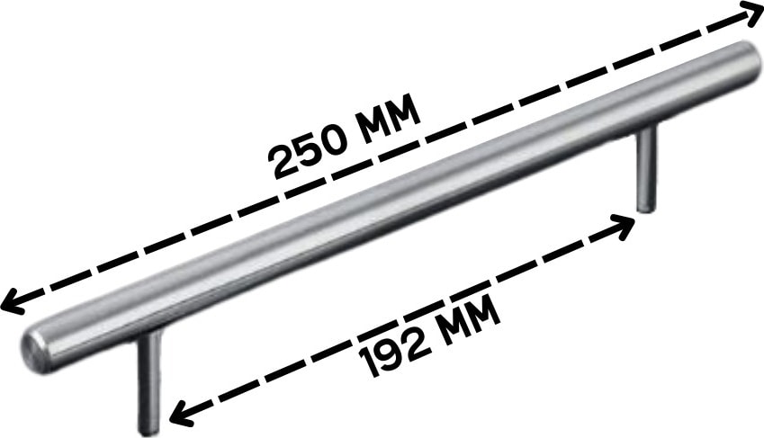 10 ADET Keijo INOX 192mm Paslanmaz Kulp (mobilya, dolap kulbu, kulp modeli)