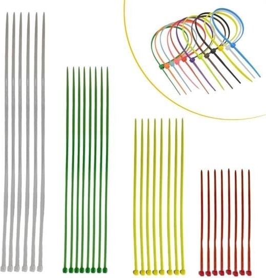 Buffer® 30 Parça Plastik Kablo Kelepçe Seti Kablo Düzenleyici Bağlama Bantları