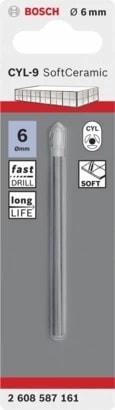 BOSCH Cyl-9 Serisi Seramik Matkap Ucu 6X80 mm