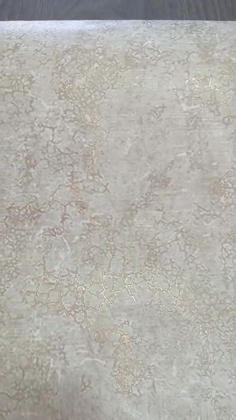 %100 Silinebilir Hafif Kabartmalı Gold Damarlı Duvar Kağıdı 5m2