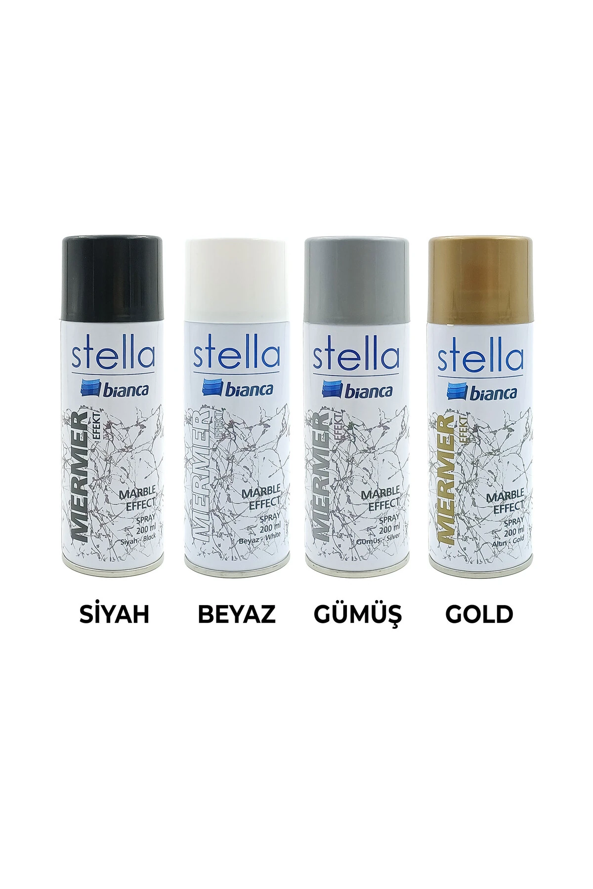 STELLA Mermer Efekt Sprey Beyaz