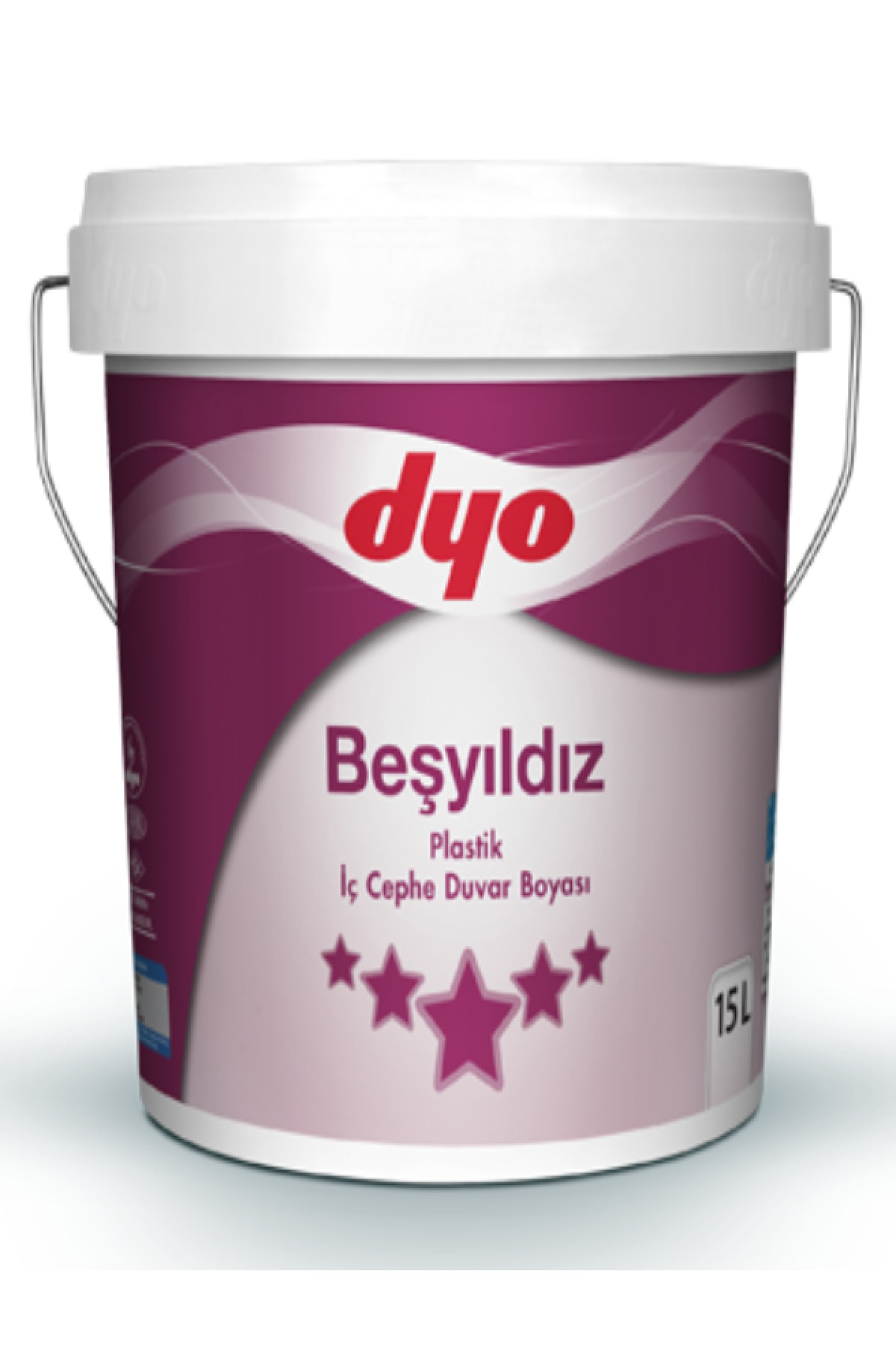 DYO 20 kg Beşyıldız Plastik Iç Cephe Duvar Boyası 8024 Ihlamur