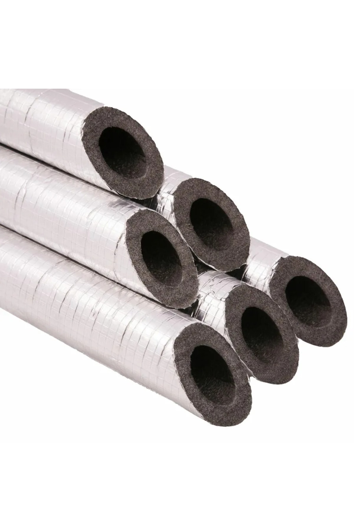 DOĞALGAZ KOMBİ FOLYO KAPLI TASARRUF BORU KILIFI 2 METRE 20/22mm-Borularınızı soğuktan sıcaktan korur