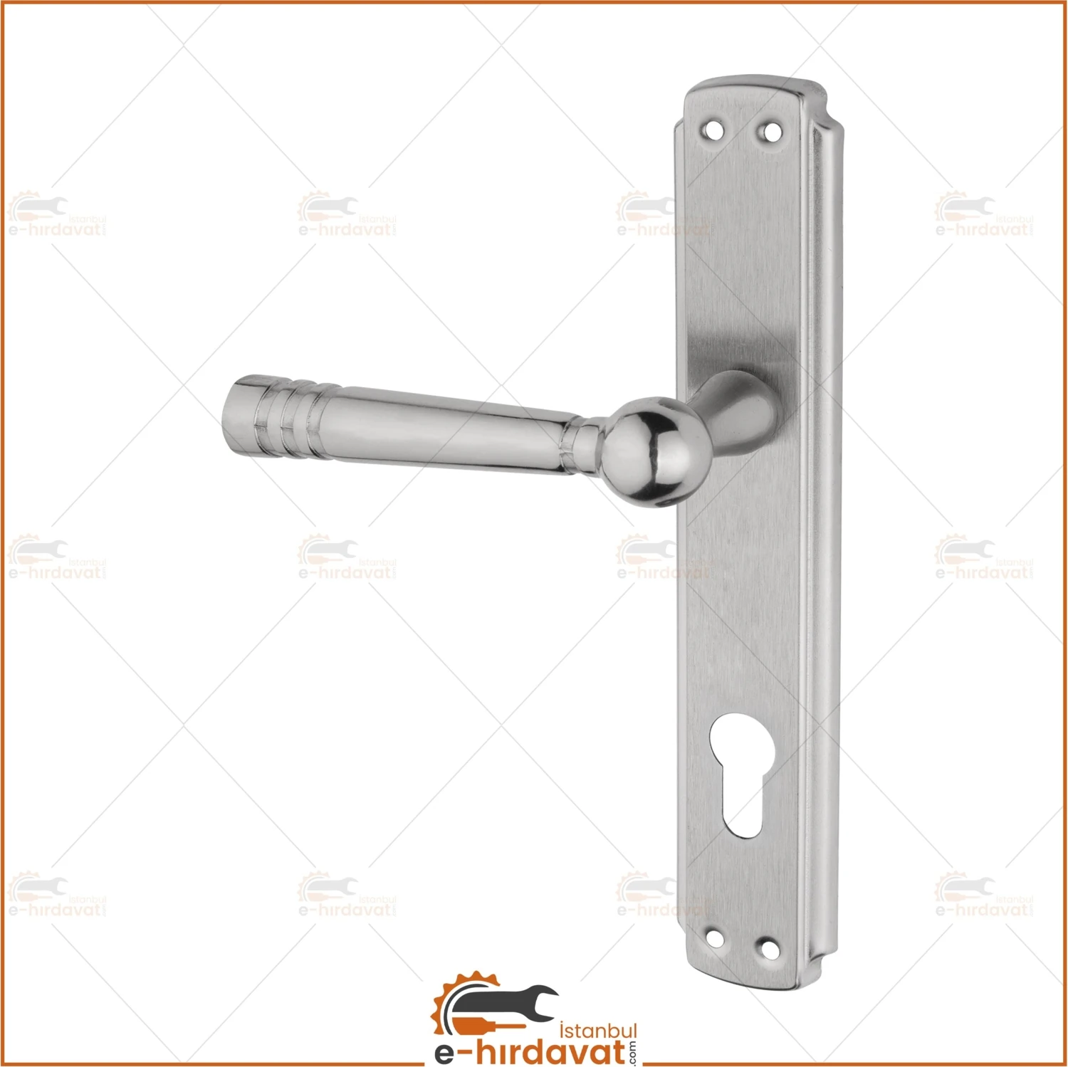 Osmanlı Çelik Kapı Kolu Osmanlı Aynalı Yale Daire Giriş Kapı Kolu Sol El Ile Açılır Tek Yön 1 Adet