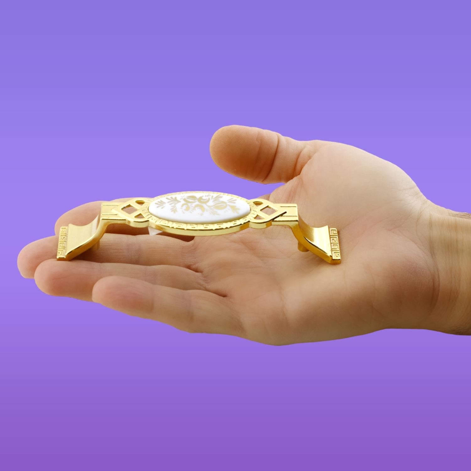 Mobilya Mutfak Dolabı Çekmece Dolap Kapak Kulpu Kulbu Altın 96 mm Metal Kulp