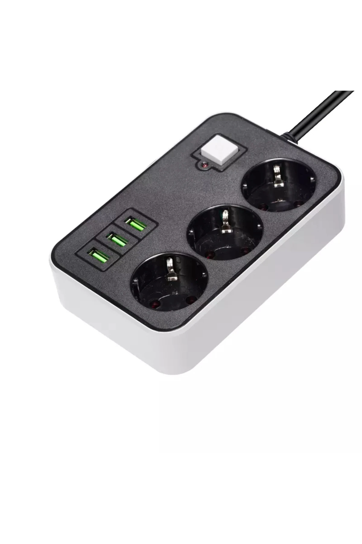 3 USB’li 3’lü 1.8 m Akım Korumalı Priz (5067)