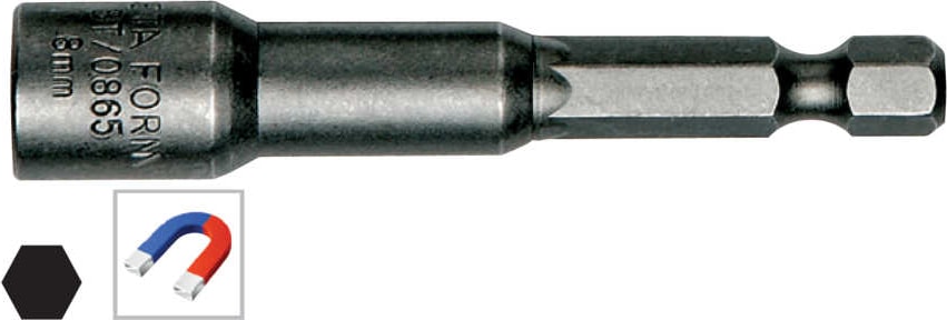Manyetik Lokma Uç (Somun TUTUCU)12X65 mm