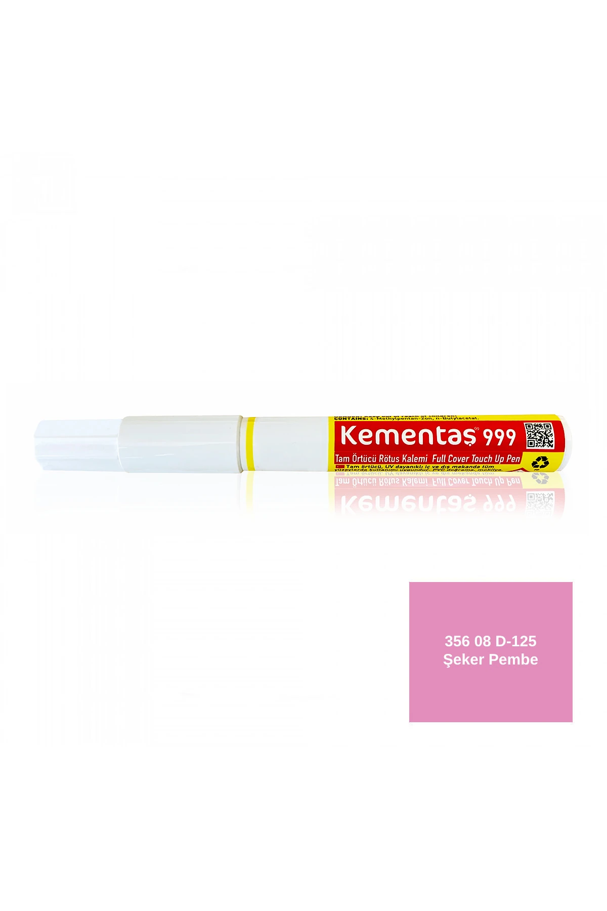 356 08 D-125 Şeker Pembe Tam Örtücü Rötuş Kalem Tam Örtücü Rötuş Kalemleri