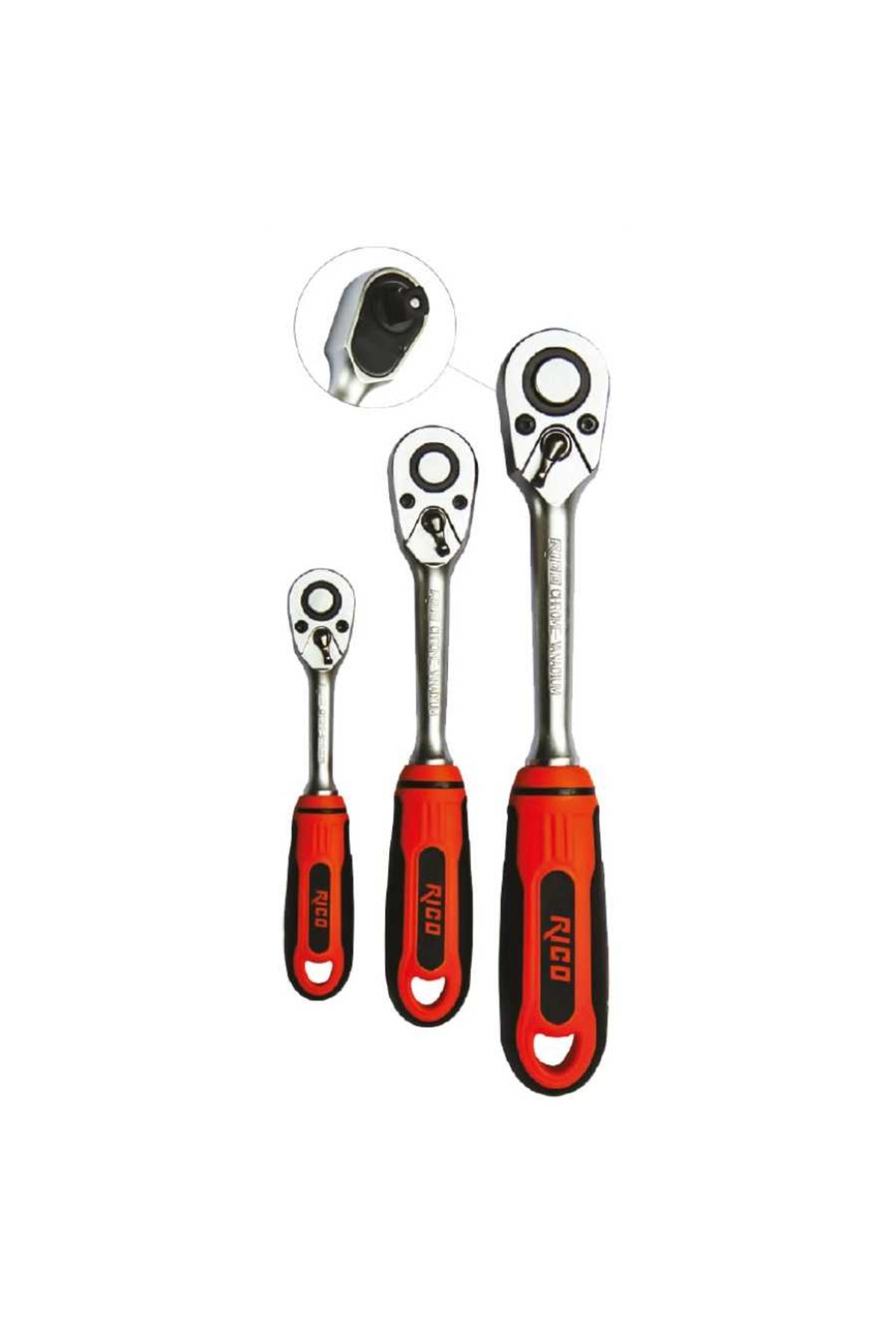 007-rc2008 1/4” Cırcır Kolu 72 Diş