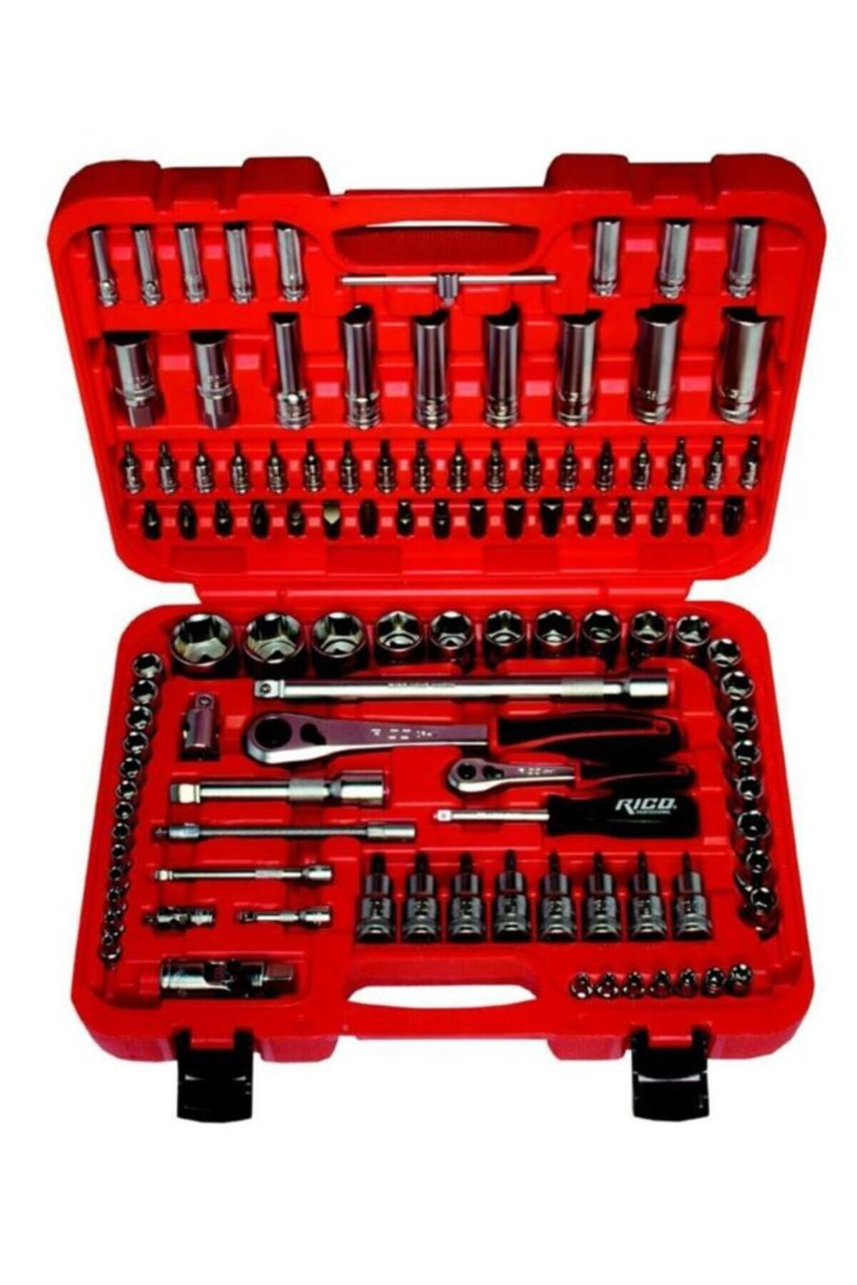 Rc1011 Lokma Takımı Seti 1/2" 1/4" 6 Köşe 110 Parça Cr-v