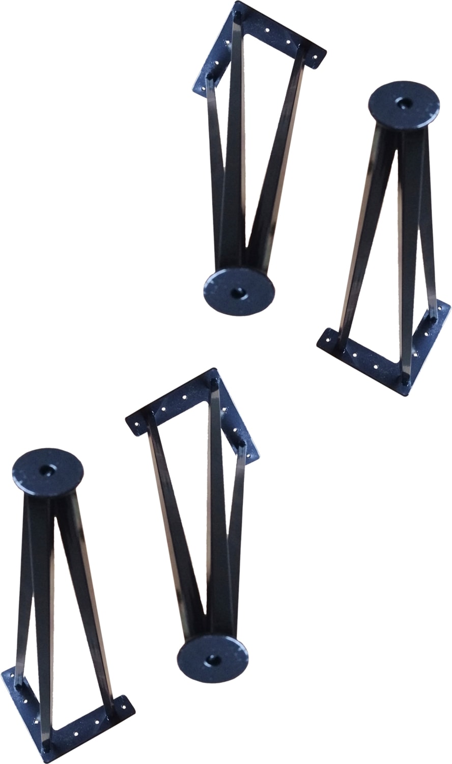 Metal Boru Ayak Kütük Masa Dresuar Orta Sehpa Zigon Ayağı 40 cm (4 Adet)