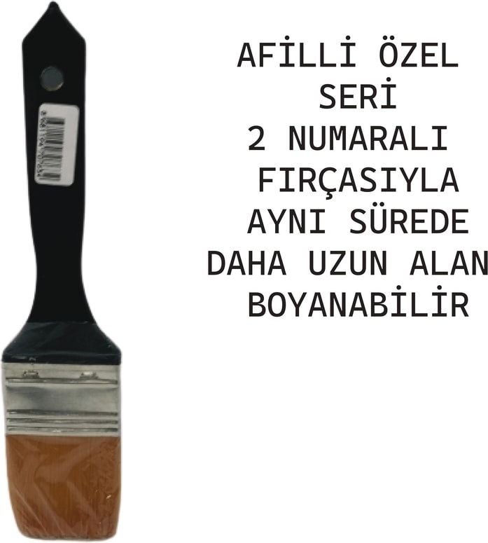 Afilli Kestirme Fırça 2 Numara
