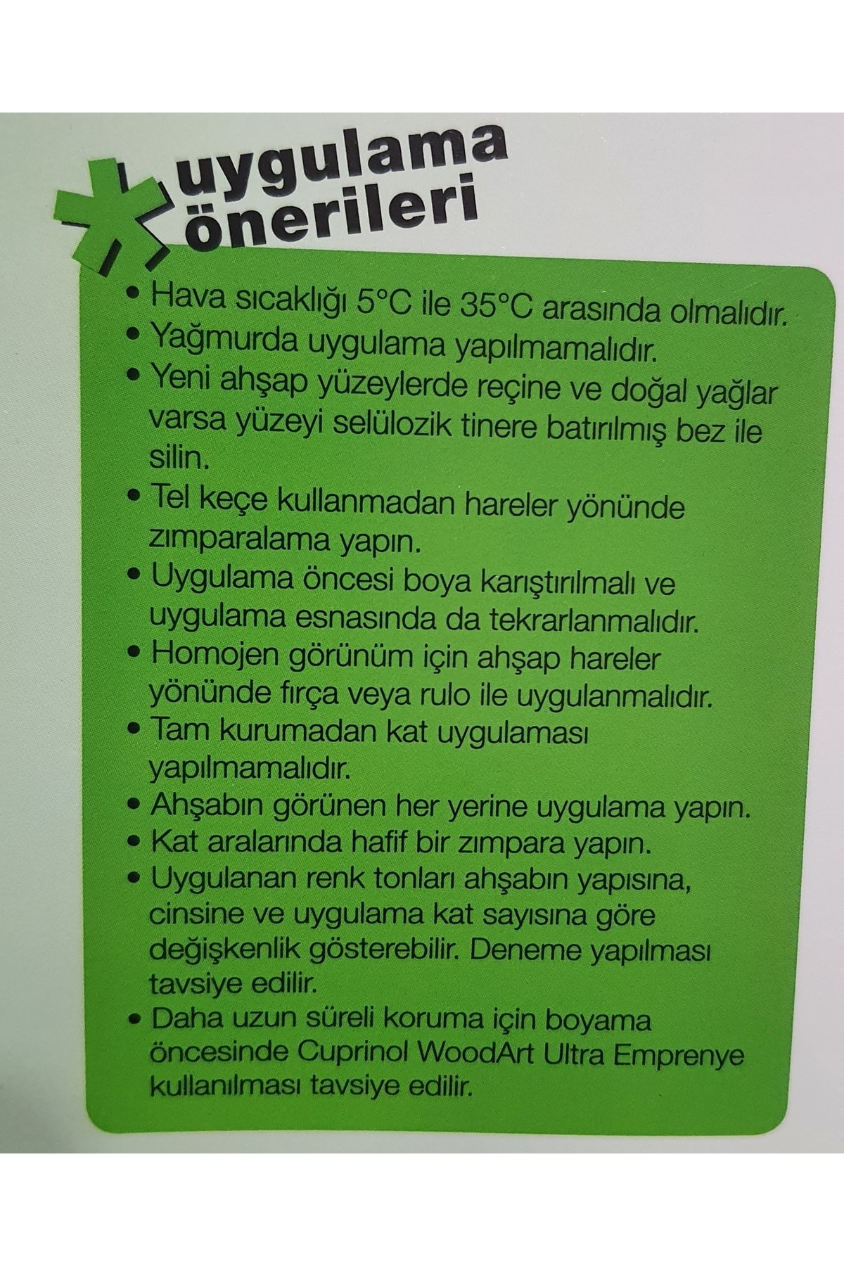 Cuprinol Wood Art Ultra Vernikli Ahşap Koruyucu Şeffaf - Koyu Meşe