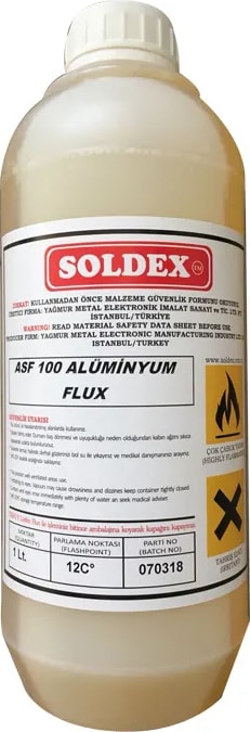 Asf-24 Alüminyum Flux Lehim Suyu - 1 Lt
