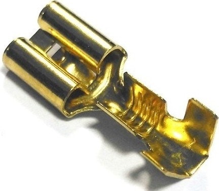 Eraks 6.3 mm Tırnaklı Dişi Fiş - Terminal - Kablo Ucu (50 Adet)