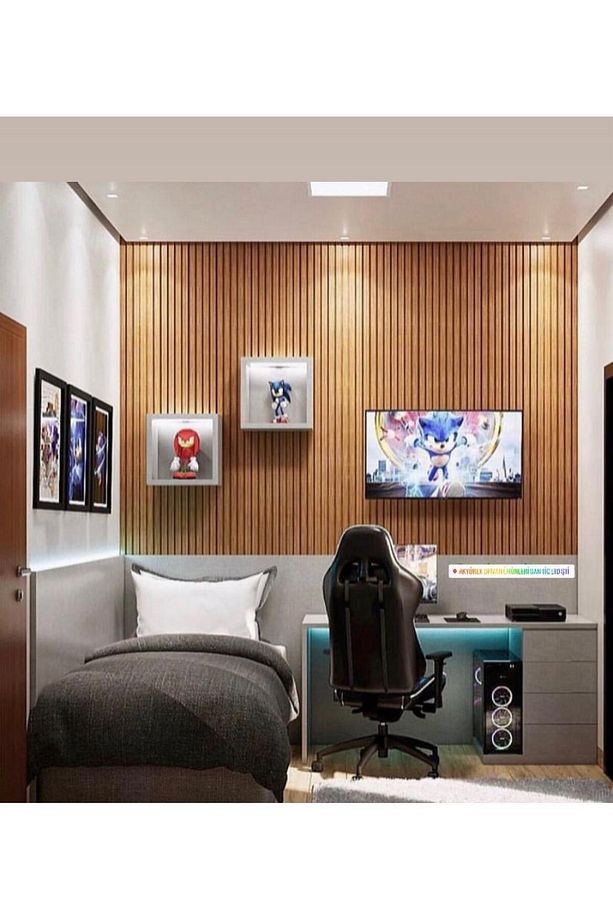 Akyürek Lb 3771 Model Teakl Renk Dekor Profil Duvar Kaplama Panel Lambri