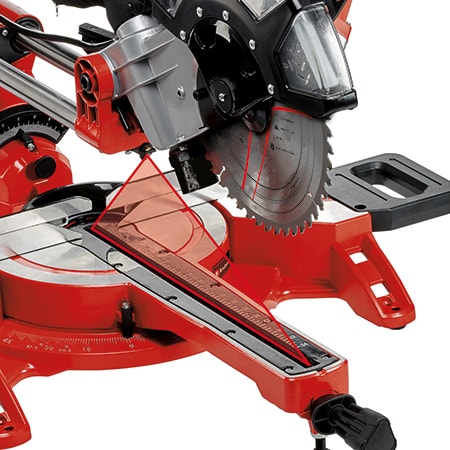 TC-SM 2534/1 Dual, Pistonlu Yatarlı Gönye Testere (Sağ-Sol)