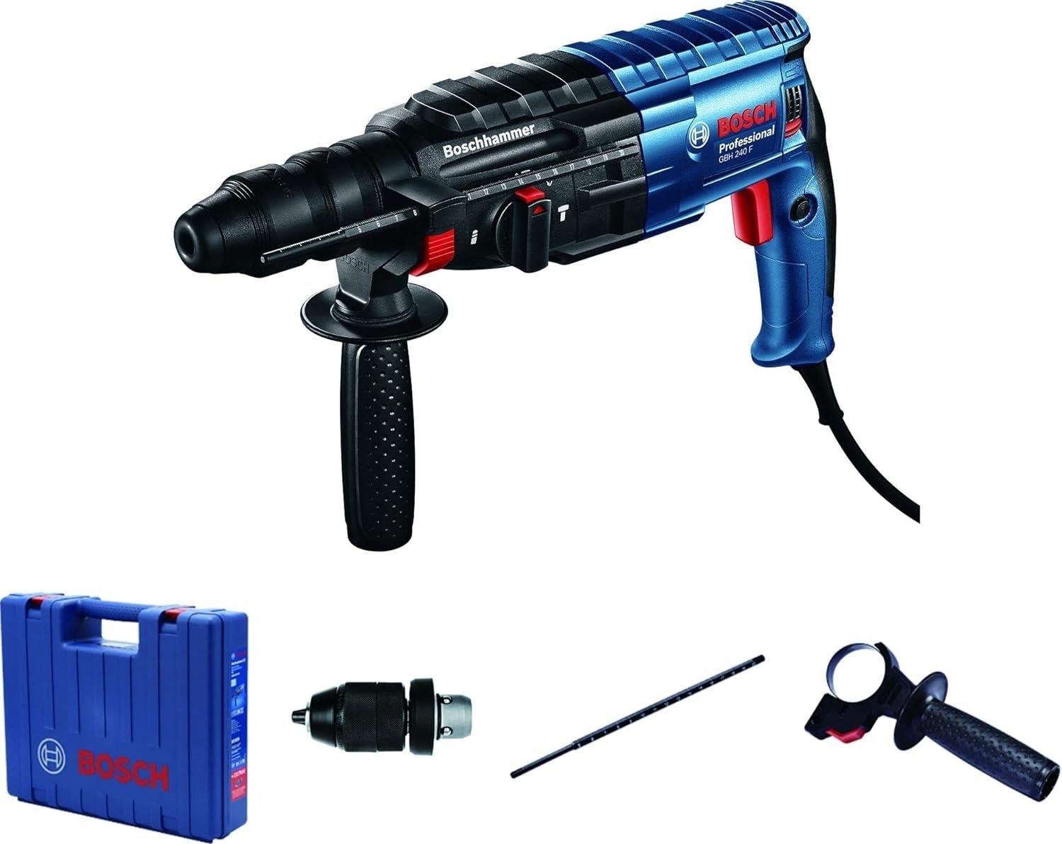 BOSCH Gbh 240 F Kırıcı Delici 790 W - 2,9 Kg - 2,7 J - Betonda Delme Çapı 24 mm - Il Mandren