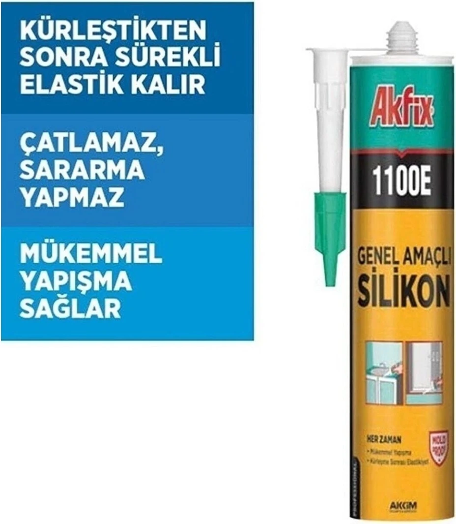 Şeffaf Silikon 280 Gr 1100E