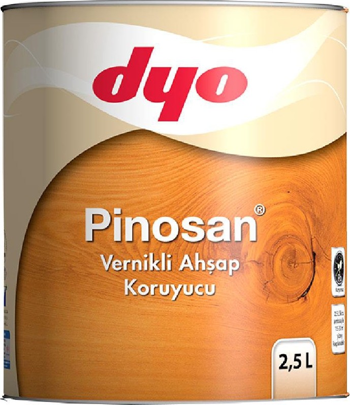 Pinosan Vernikli Ahşap Koruyucu 2,5 Lt Koyu Meşe