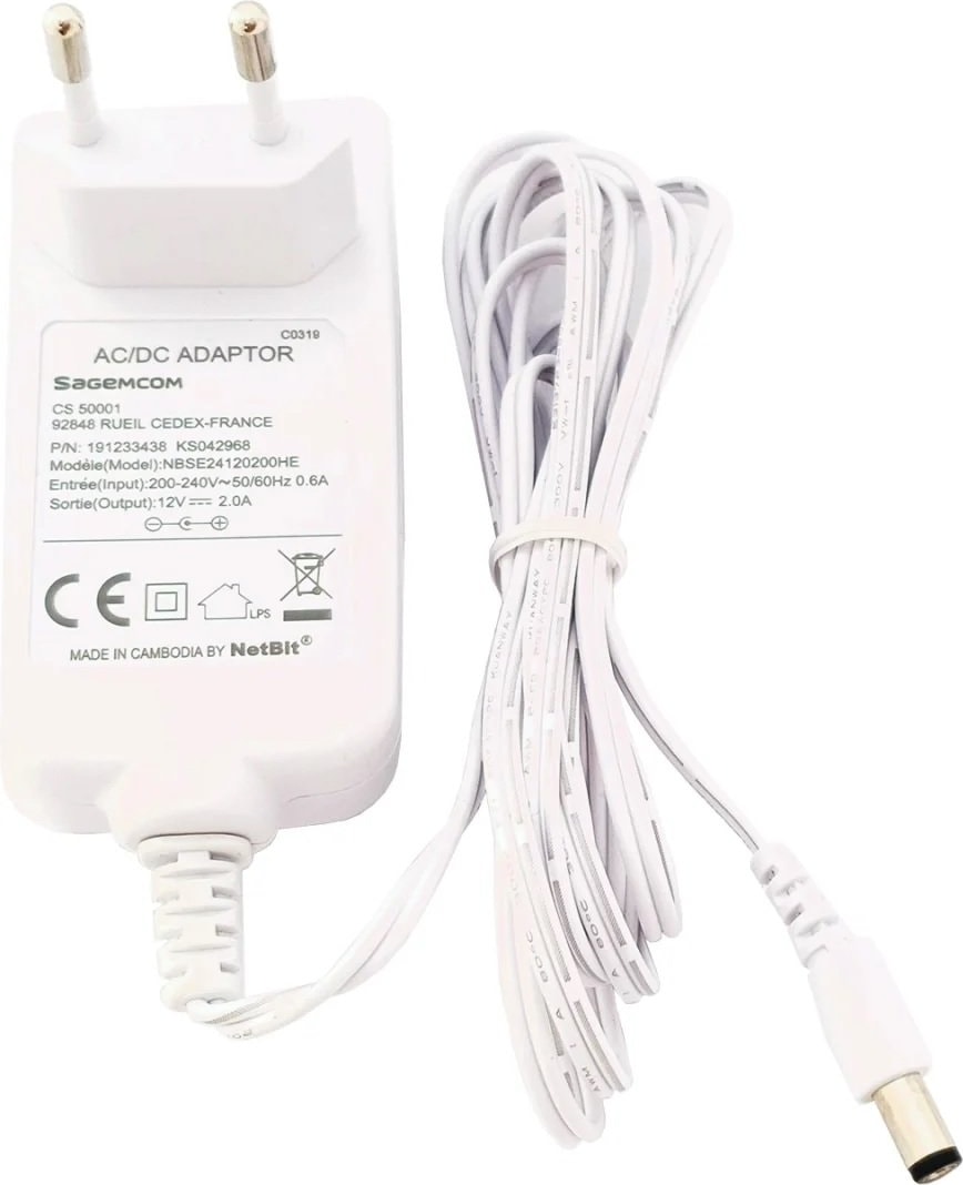 12V 2A Ac-Dc Adaptör "beyaz"