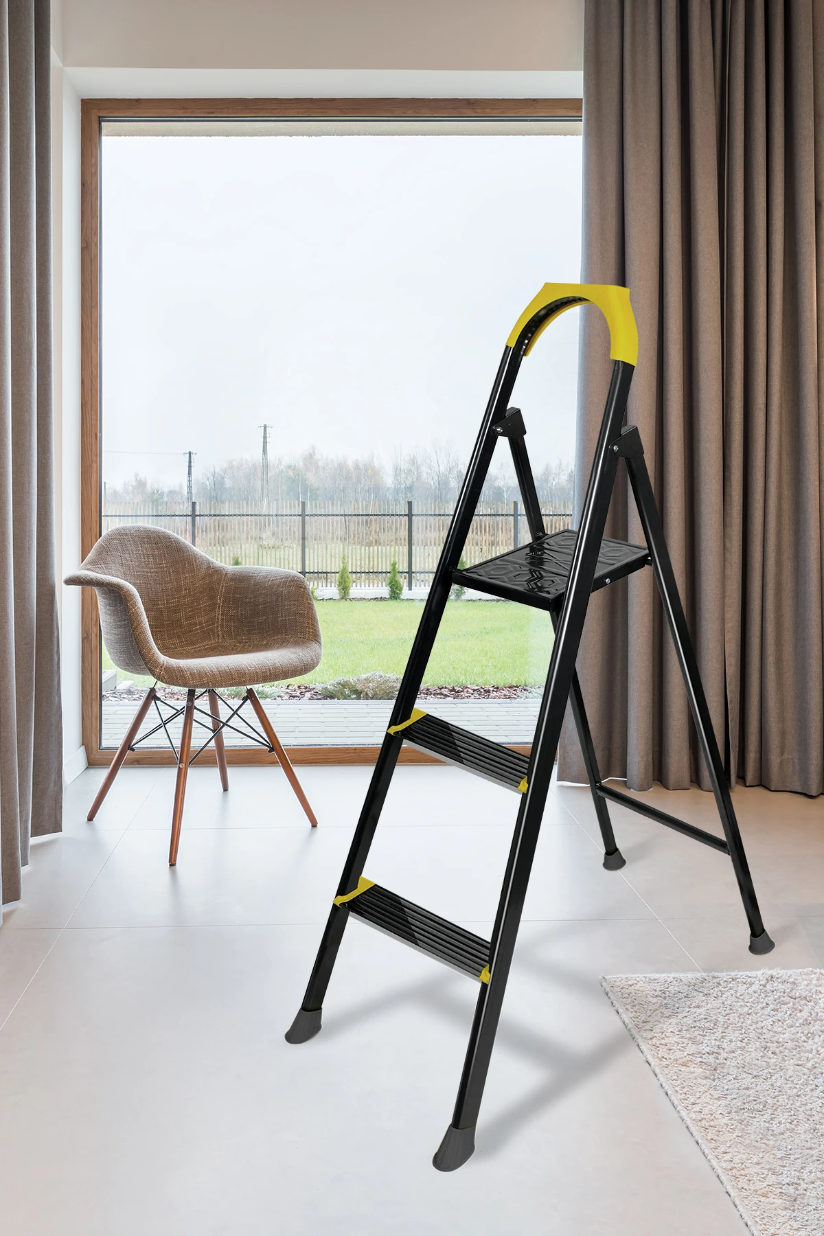 Hardy 2+1 Basamaklı Özel Tasarım Hafif Merdiven Tyc00573701866