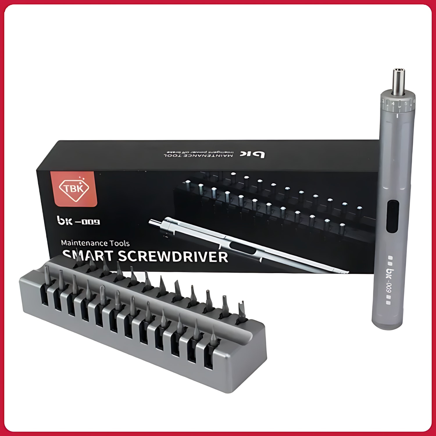 BIC-009 Otomatik Tornavida - Torklu - Şarjlı - Cep Telefonu Laptop Tamiri Tornavida Powerbank