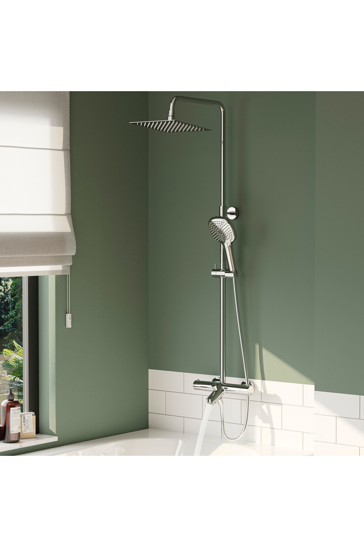Aquaheat Bliss 230b A47211 Termostatik Banyo Sistemi, Krom