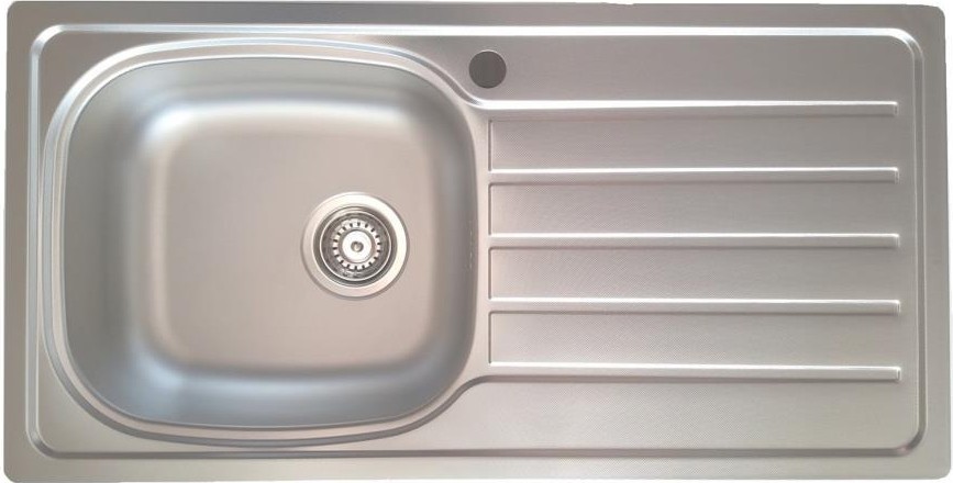 Tezgaha Sıfır Keten Dokulu K-T 86X43,5 Sag Evye