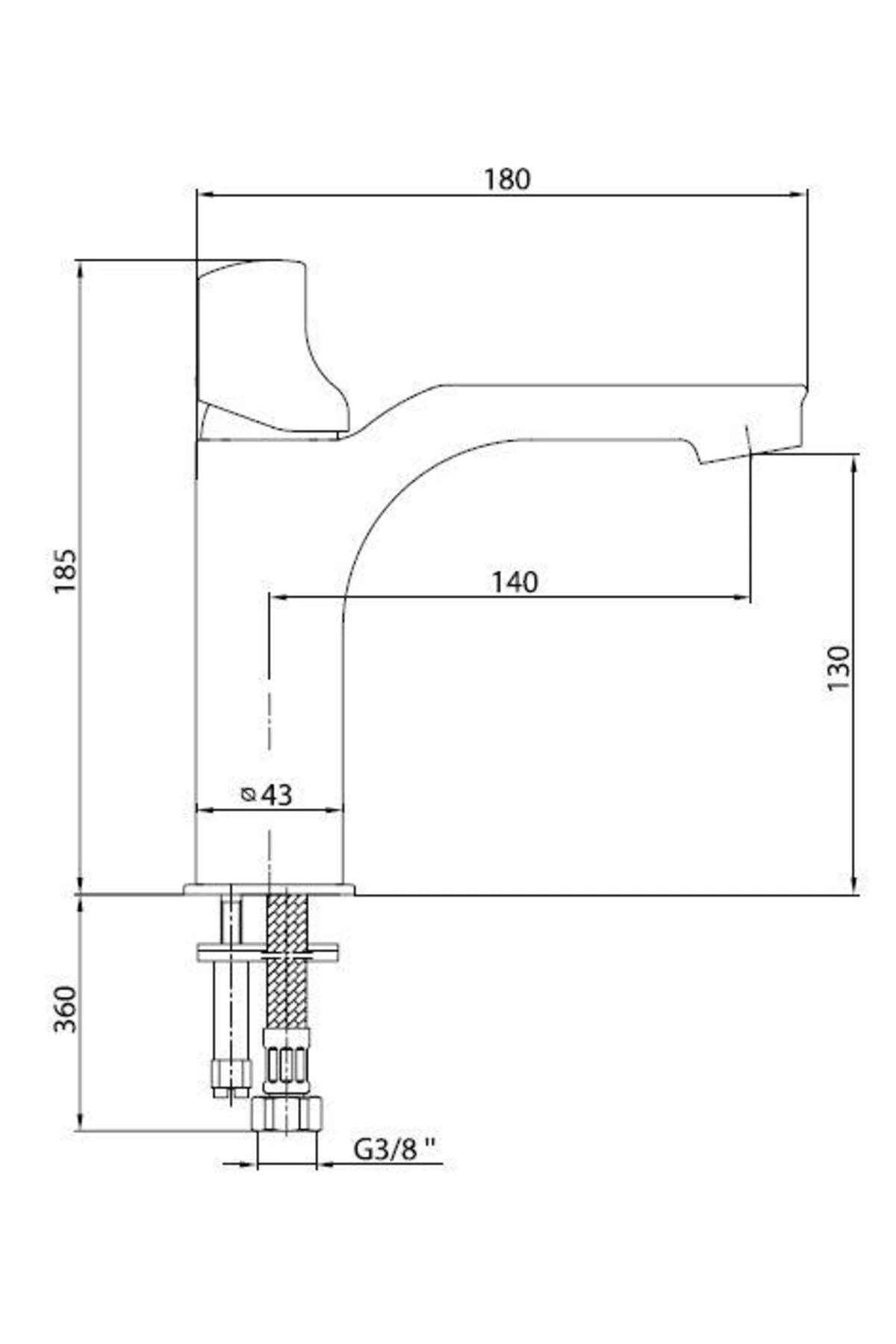 Myra Lavabo Bataryası Mat Beyaz 102108986c4