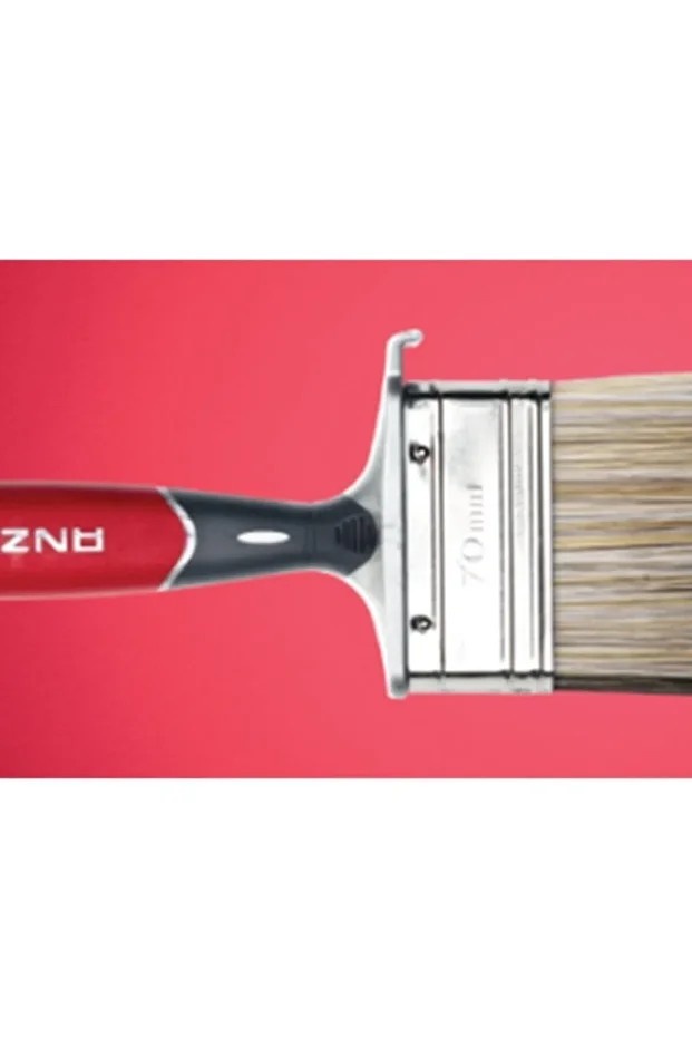 Anza Elite Boya Fırçası 70 Mm Kırmızı