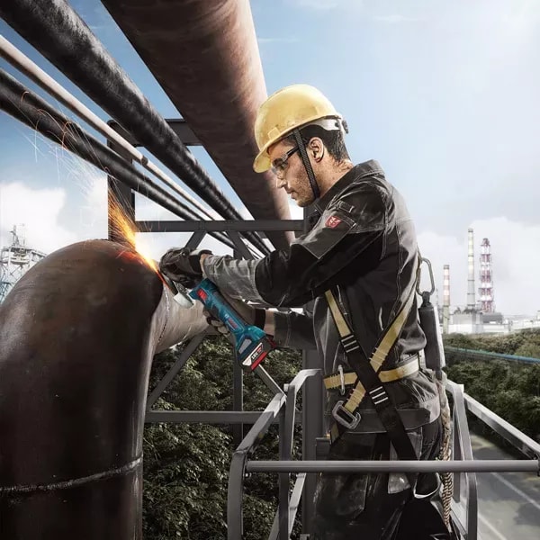 BOSCH Professional GWS 180-LI 4.0 Ah Tek Akülü Taşlama Makinesi - 06019H9025