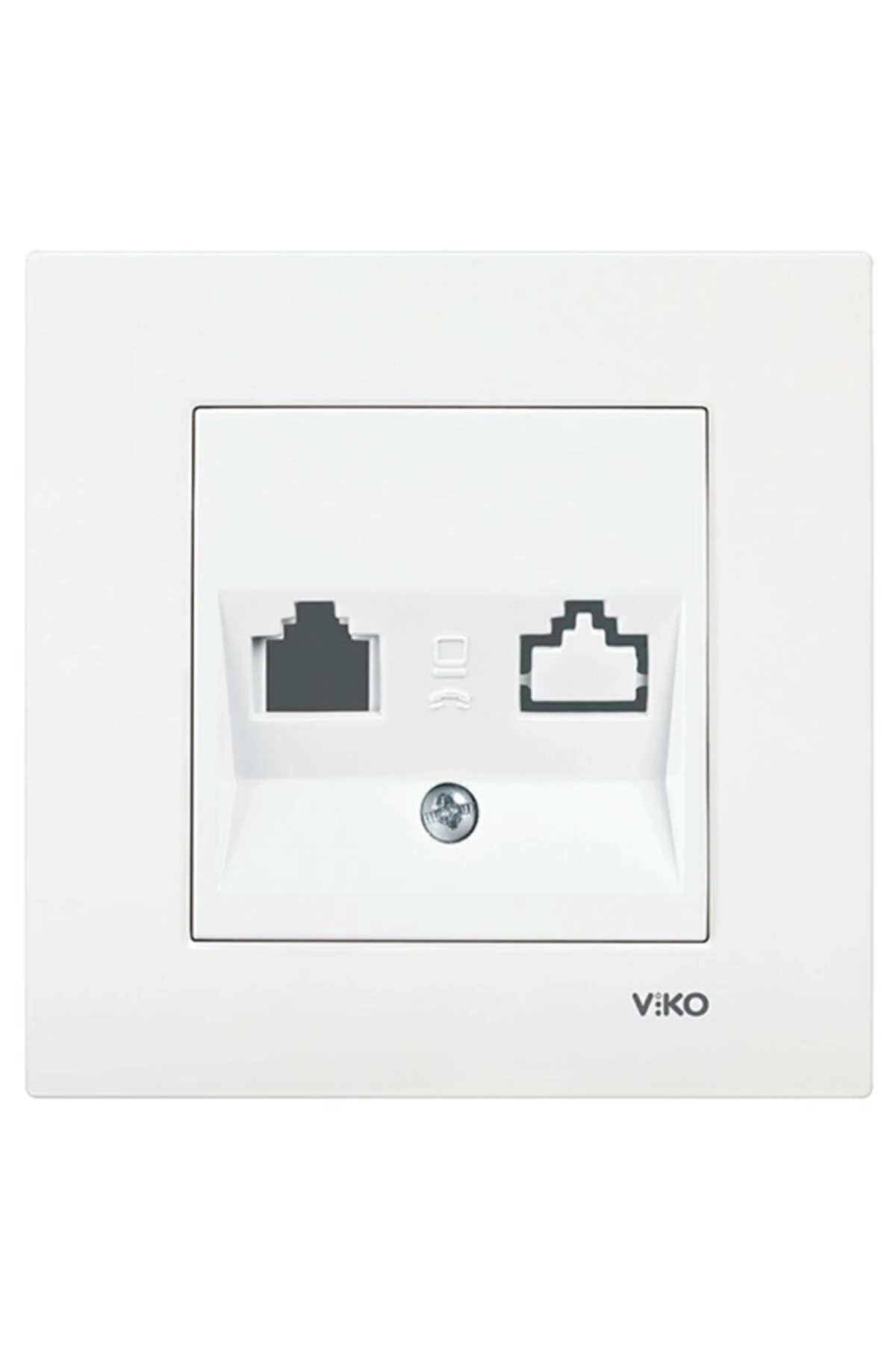 Karre Data Prizi Jacksız Çerçeveli - Beyaz