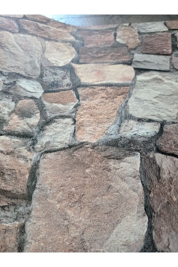 Üç Boyutlu Taş Desen Duvar Kağıdı